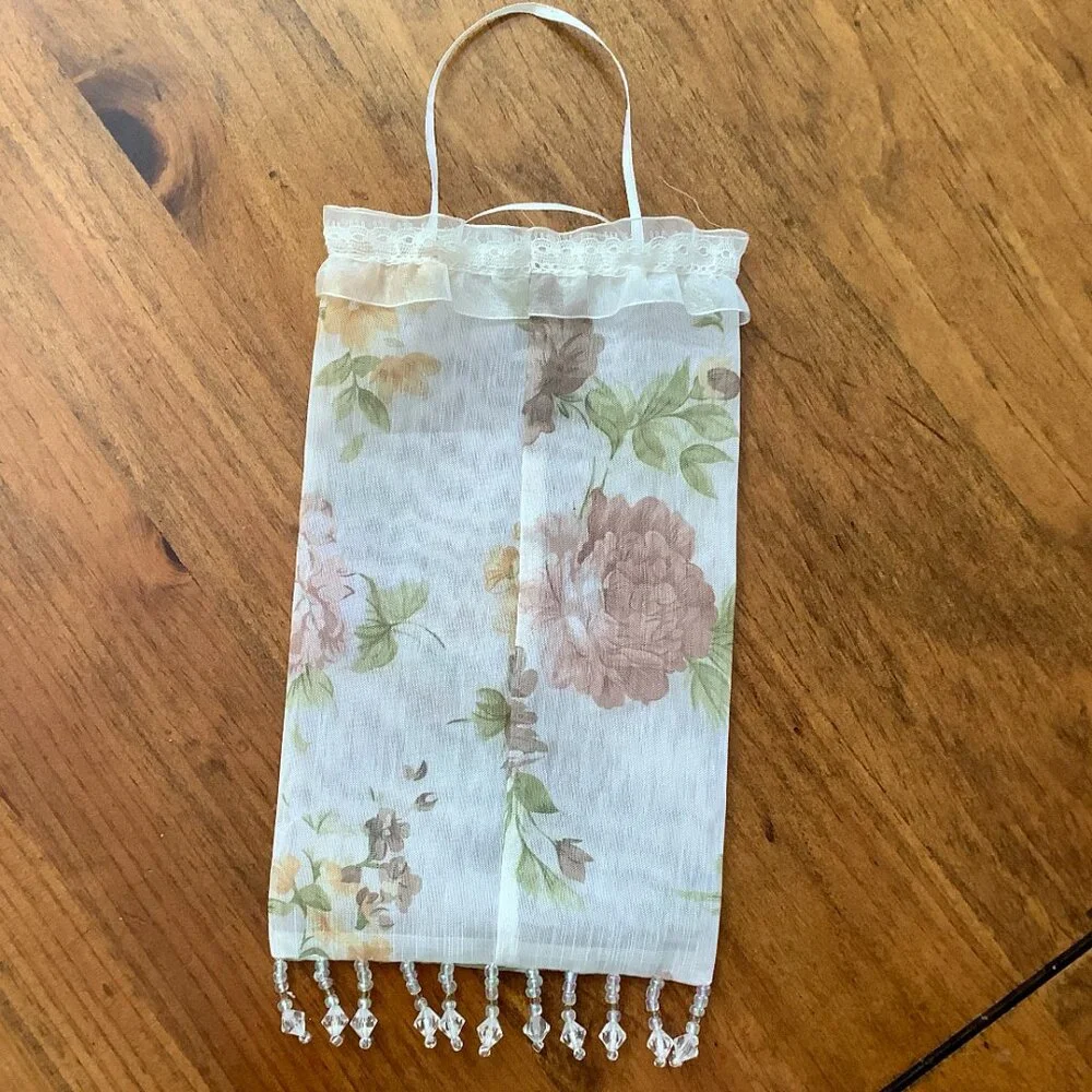 Sachet Bag Holder w/ Bead Trim